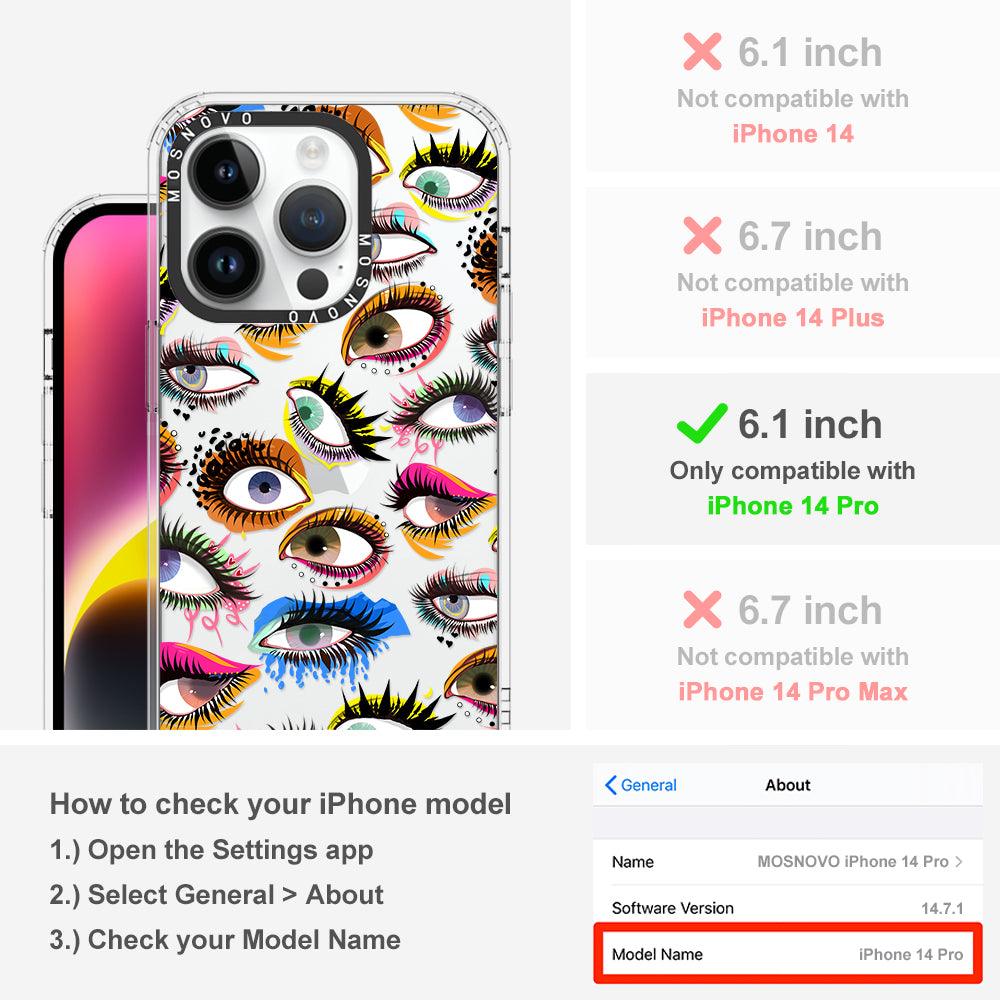 Eyes Phone Case - iPhone 14 Pro Case - MOSNOVO