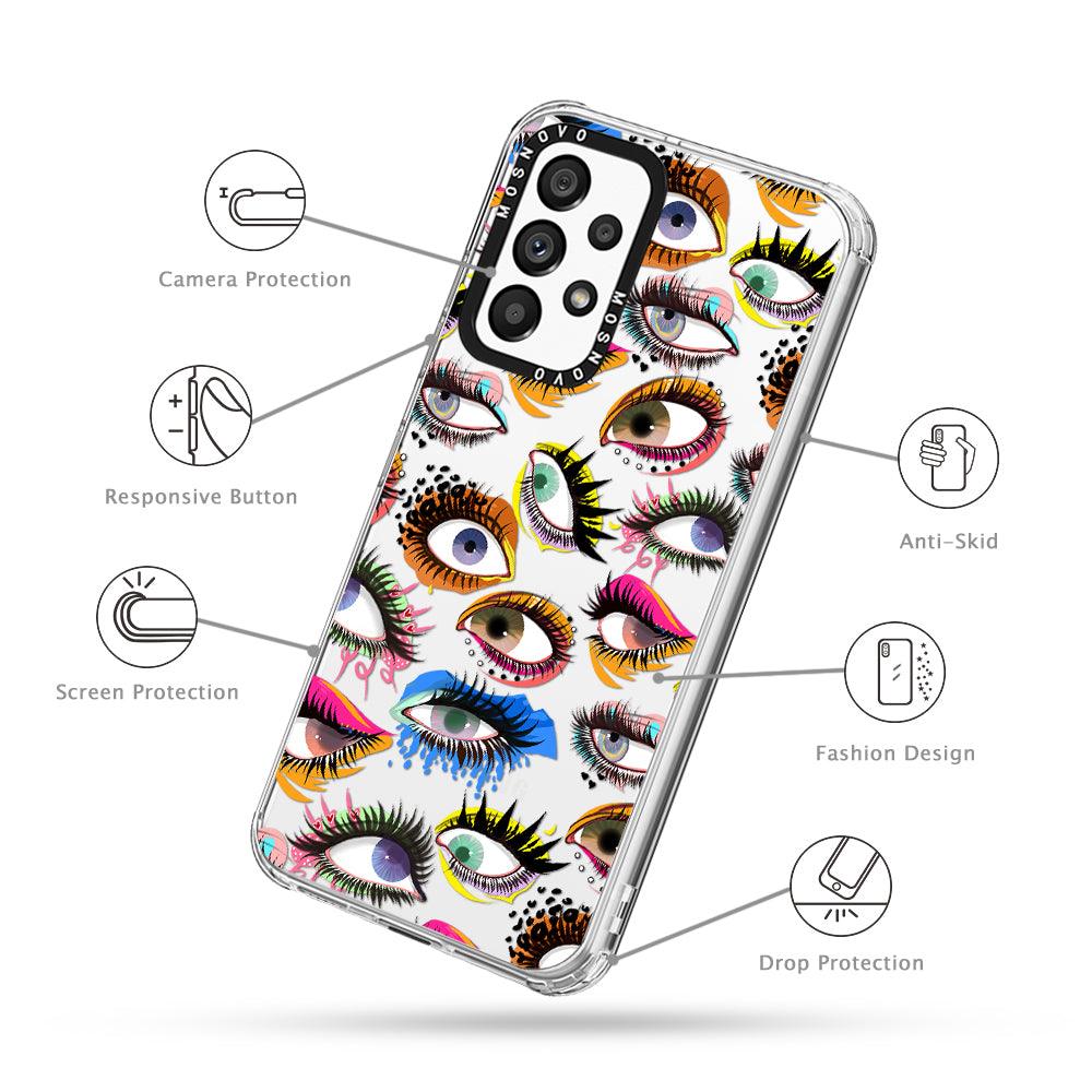 Art of Eyes Phone Case - Samsung Galaxy A53 Case - MOSNOVO