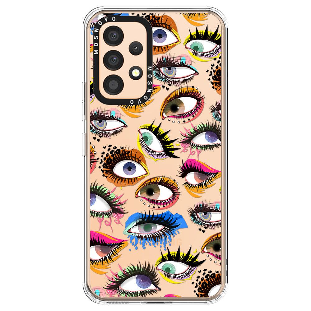 Art of Eyes Phone Case - Samsung Galaxy A53 Case - MOSNOVO