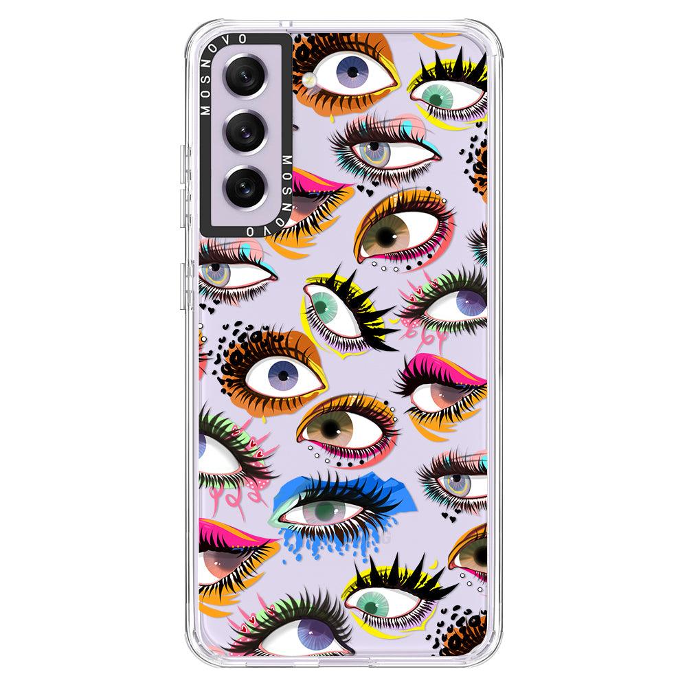 Art of Eyes Phone Case - Samsung Galaxy S21 FE Case - MOSNOVO