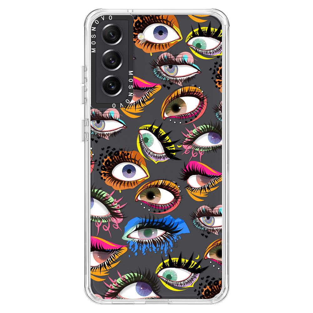 Art of Eyes Phone Case - Samsung Galaxy S21 FE Case - MOSNOVO