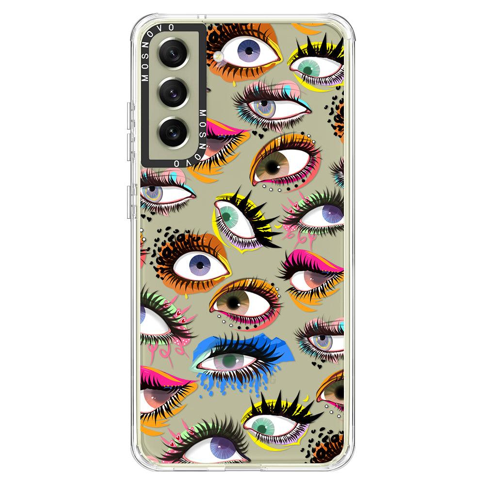 Art of Eyes Phone Case - Samsung Galaxy S21 FE Case - MOSNOVO