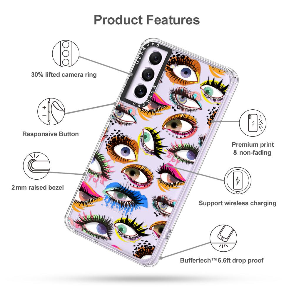 Art of Eyes Phone Case - Samsung Galaxy S21 FE Case - MOSNOVO