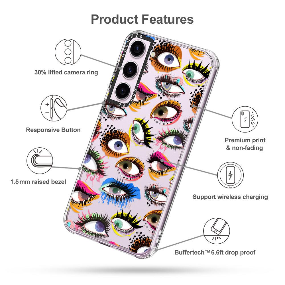 Art of Eyes Phone Case - Samsung Galaxy S23 Case - MOSNOVO