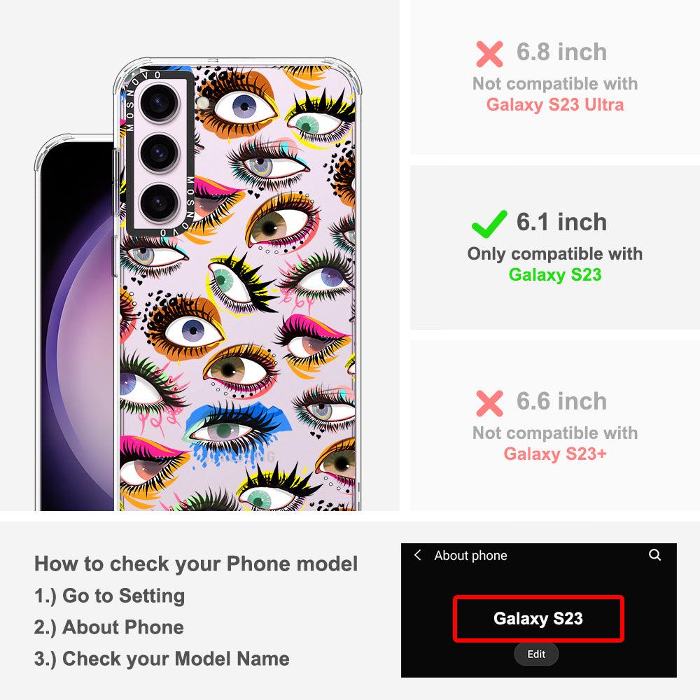 Art of Eyes Phone Case - Samsung Galaxy S23 Case - MOSNOVO