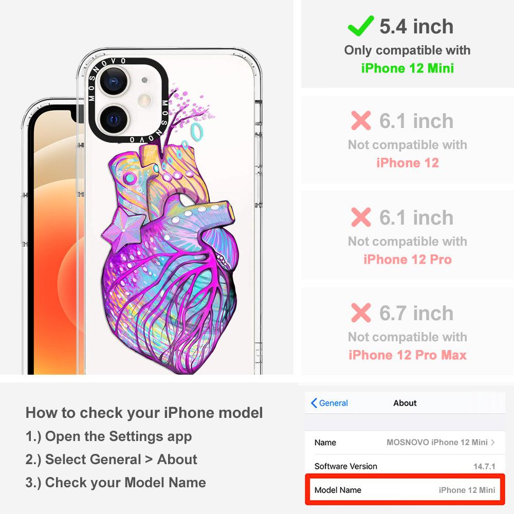 Art of Heart Phone Case - iPhone 12 Mini Case - MOSNOVO