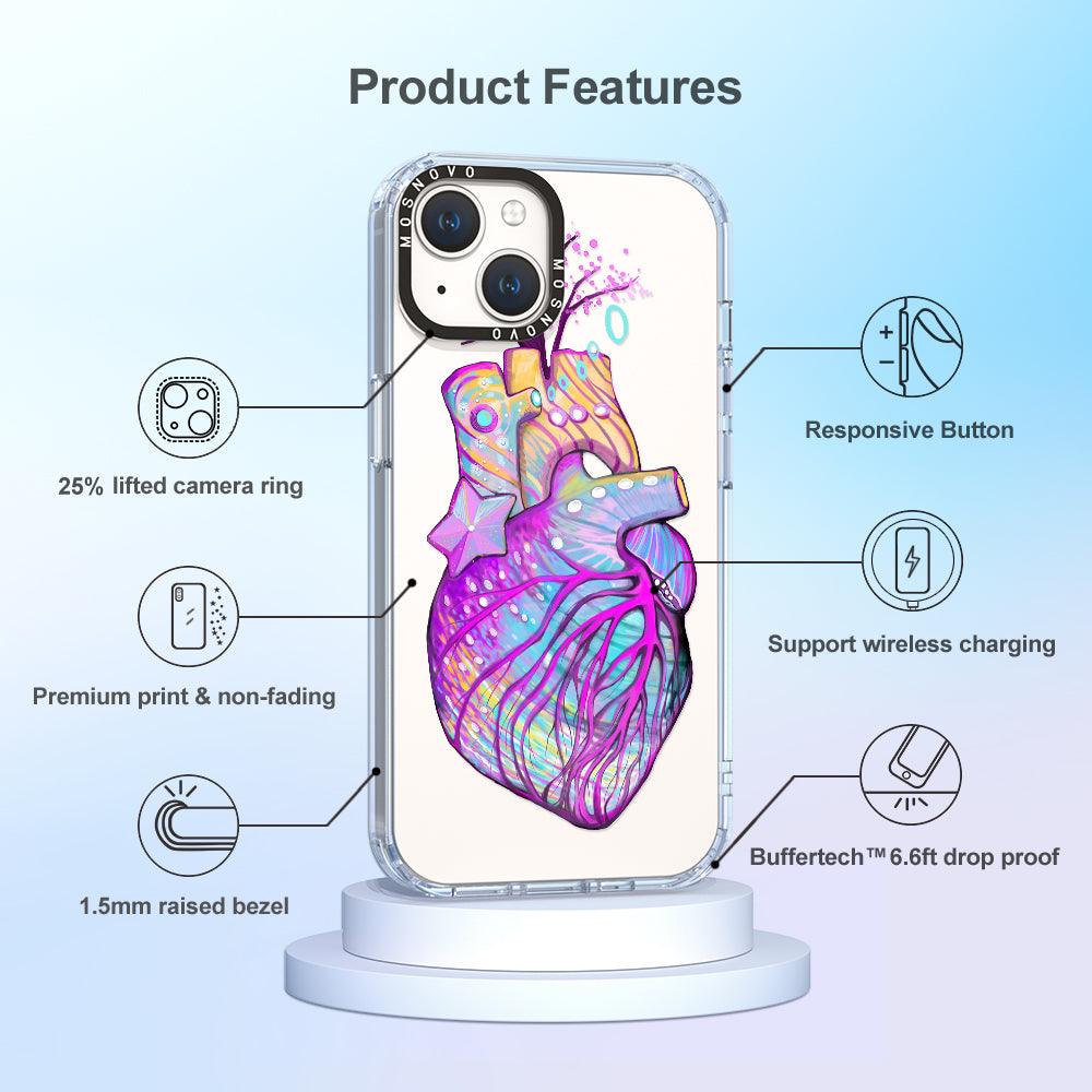 The Heart of Art Phone Case - iPhone 14 Plus Case - MOSNOVO