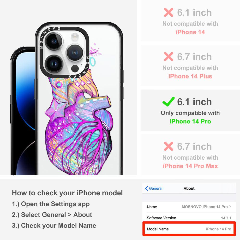 The Heart of Art Phone Case - iPhone 14 Pro Case - MOSNOVO