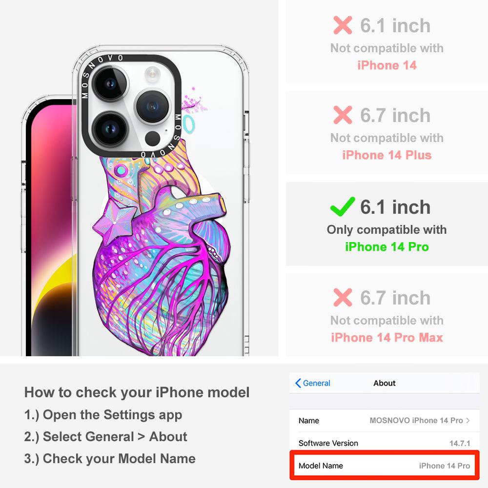 The Heart of Art Phone Case - iPhone 14 Pro Case - MOSNOVO