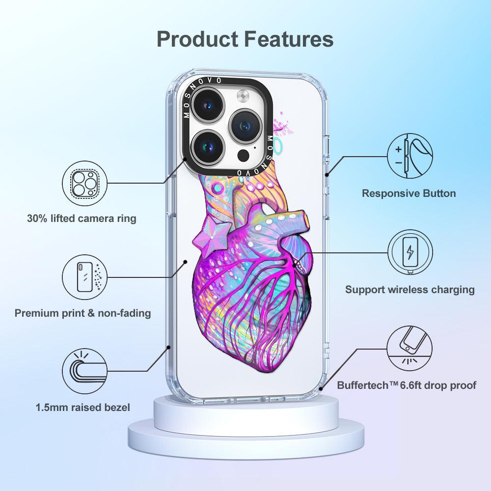 The Heart of Art Phone Case - iPhone 14 Pro Case - MOSNOVO