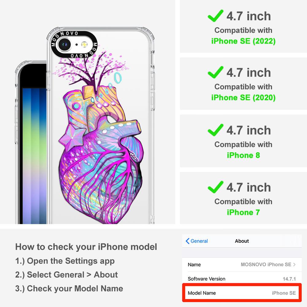 The Heart of Art Phone Case - iPhone 8 Case - MOSNOVO