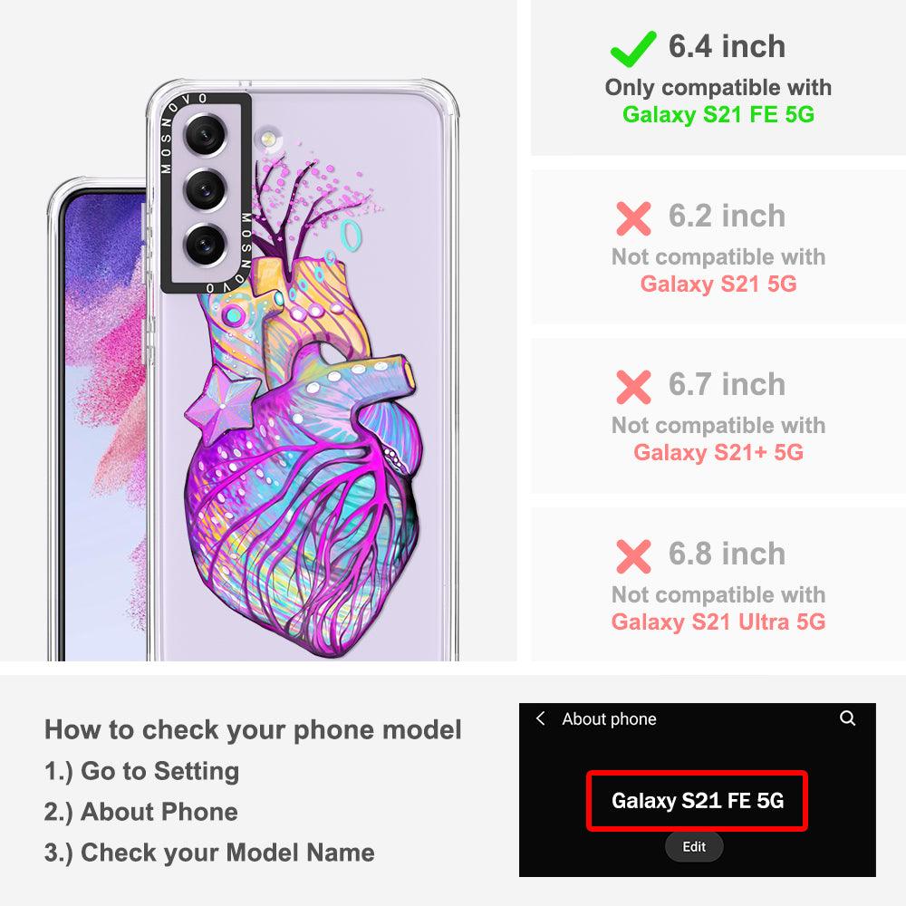 Art of Heart Phone Case - Samsung Galaxy S21 FE Case - MOSNOVO