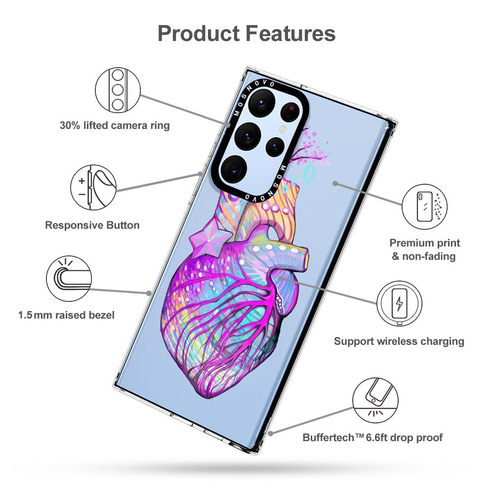 Art of Heart Phone Case - Samsung Galaxy S22 Ultra Case - MOSNOVO