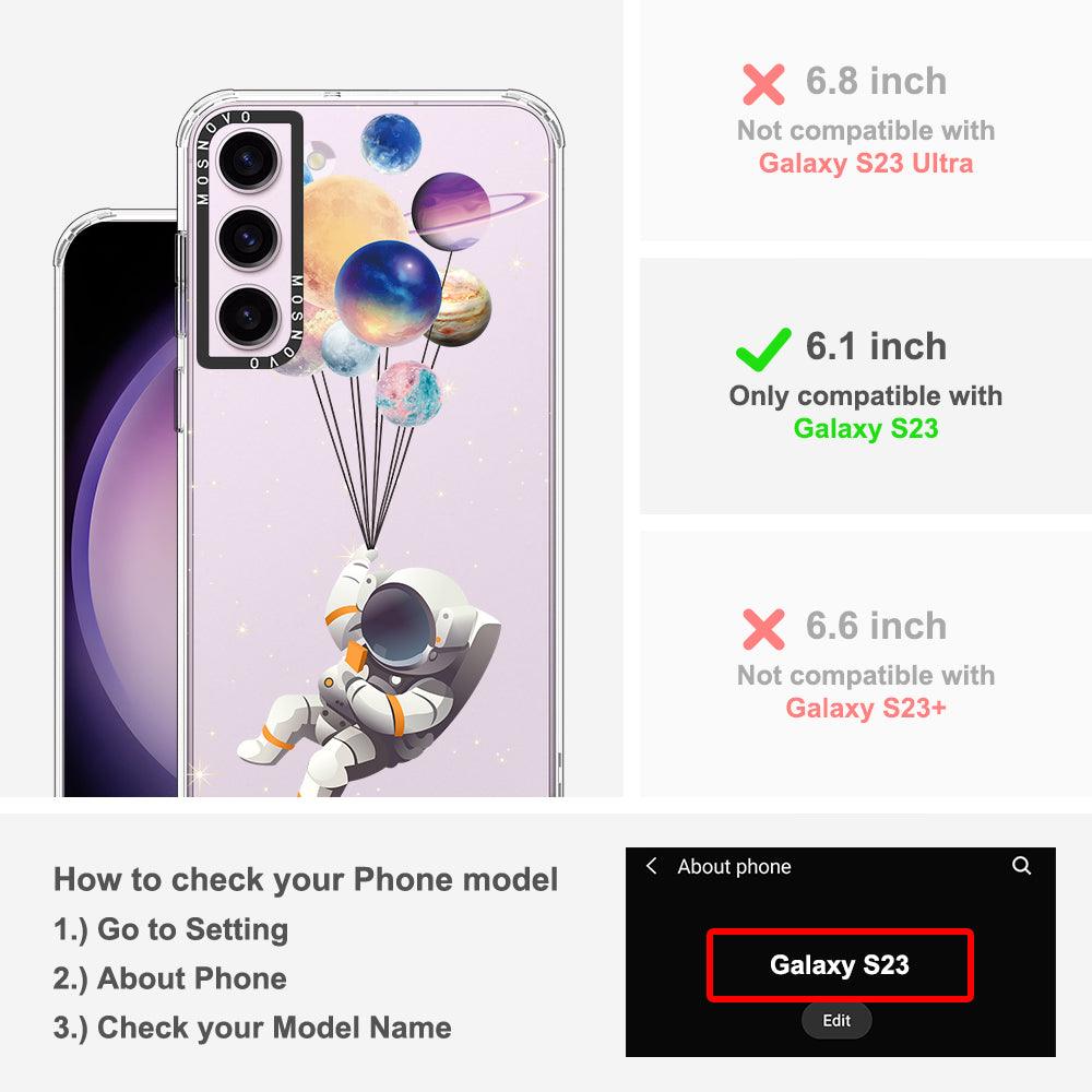 Astronaut Planet Phone Case - Samsung Galaxy S23 Case - MOSNOVO