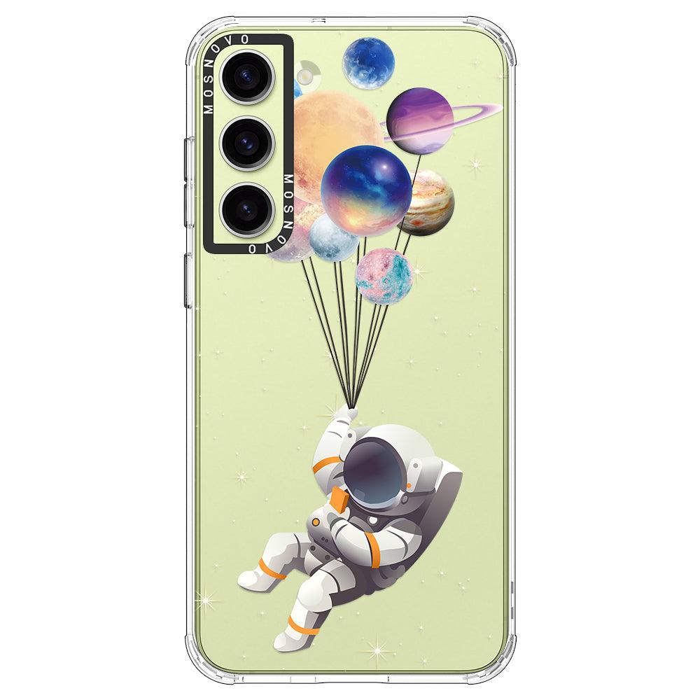 Astronaut Planet Phone Case - Samsung Galaxy S23 Plus Case - MOSNOVO