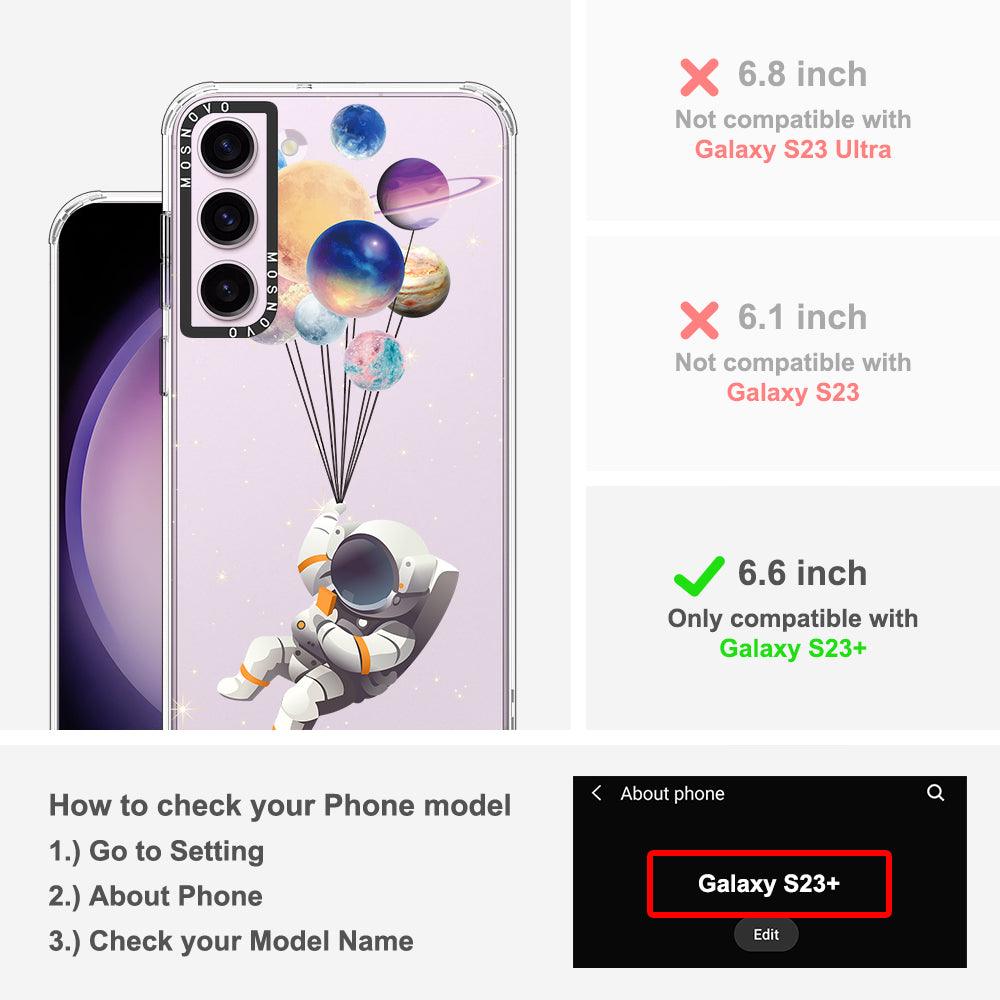 Astronaut Planet Phone Case - Samsung Galaxy S23 Plus Case - MOSNOVO
