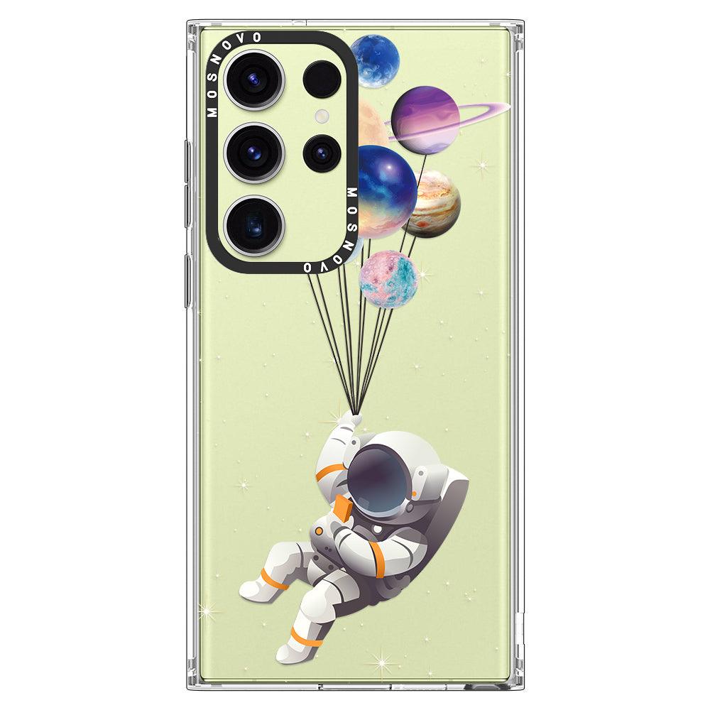 Astronaut Planet Phone Case - Samsung Galaxy S23 Ultra Case - MOSNOVO