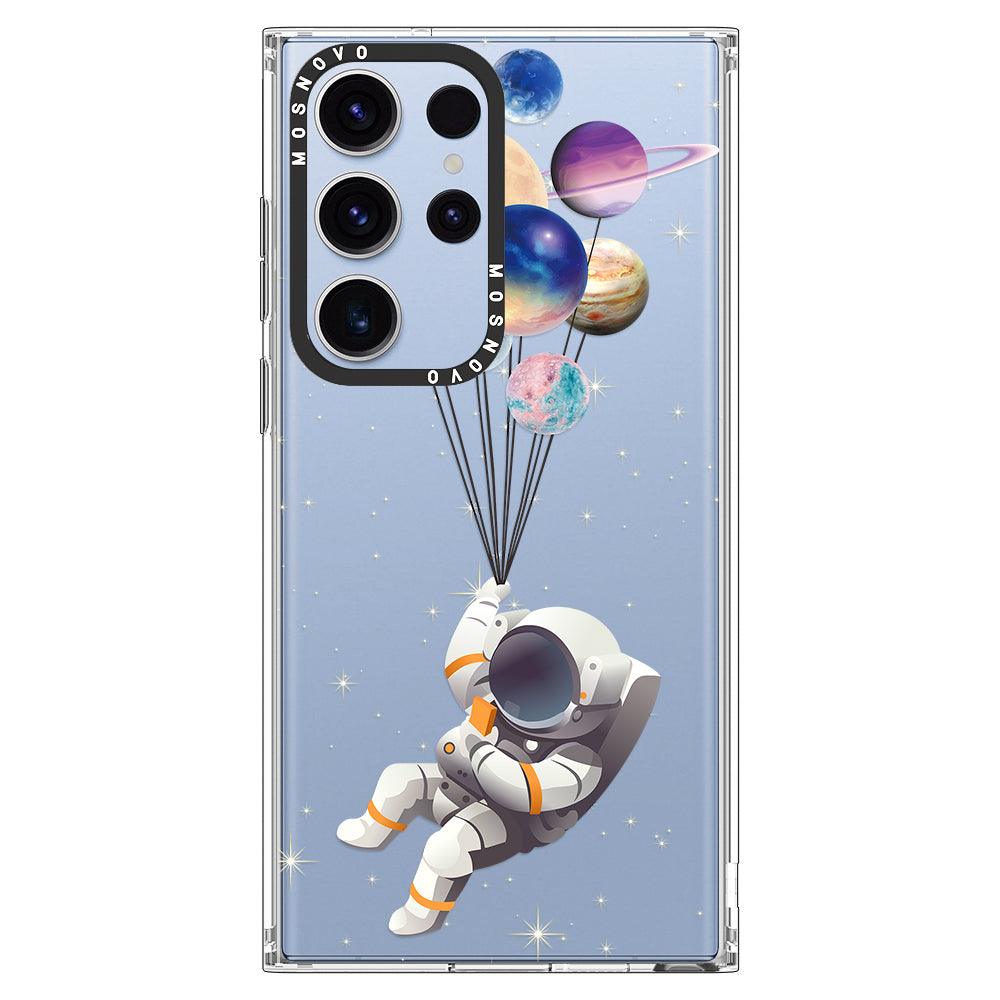 Astronaut Planet Phone Case - Samsung Galaxy S23 Ultra Case - MOSNOVO