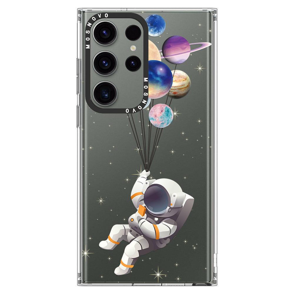 Astronaut Planet Phone Case - Samsung Galaxy S23 Ultra Case - MOSNOVO