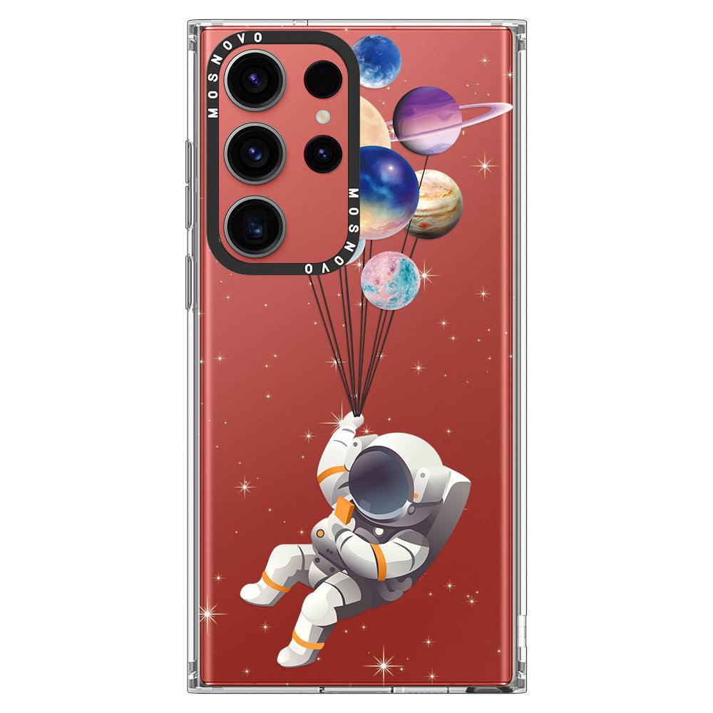 Astronaut Planet Phone Case - Samsung Galaxy S23 Ultra Case - MOSNOVO