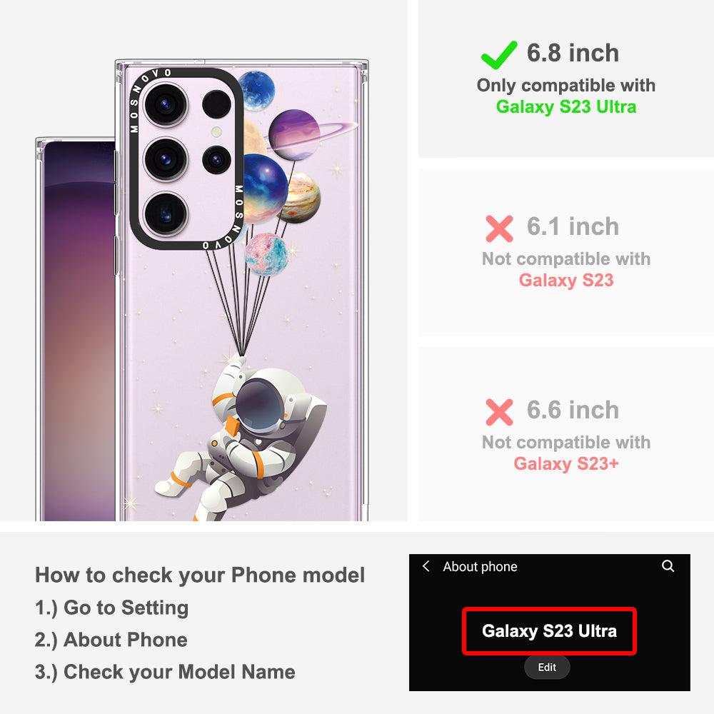 Astronaut Planet Phone Case - Samsung Galaxy S23 Ultra Case - MOSNOVO