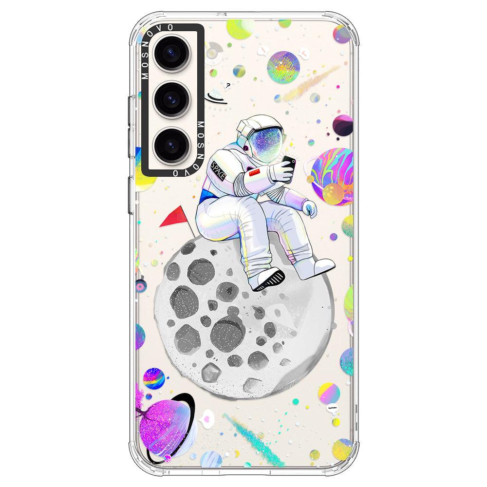 Astronaut Selfie Phone Case - Samsung Galaxy S23 Plus Case - MOSNOVO