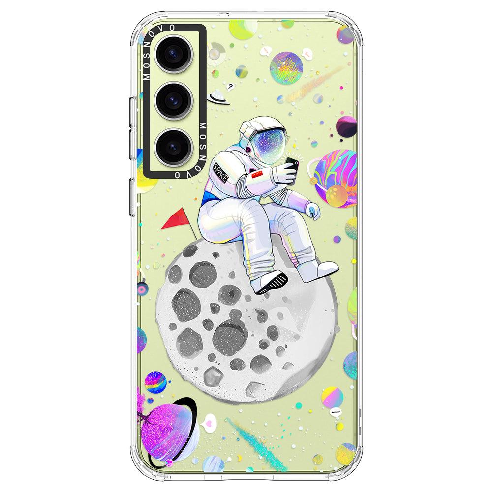 Astronaut Selfie Phone Case - Samsung Galaxy S23 Plus Case - MOSNOVO