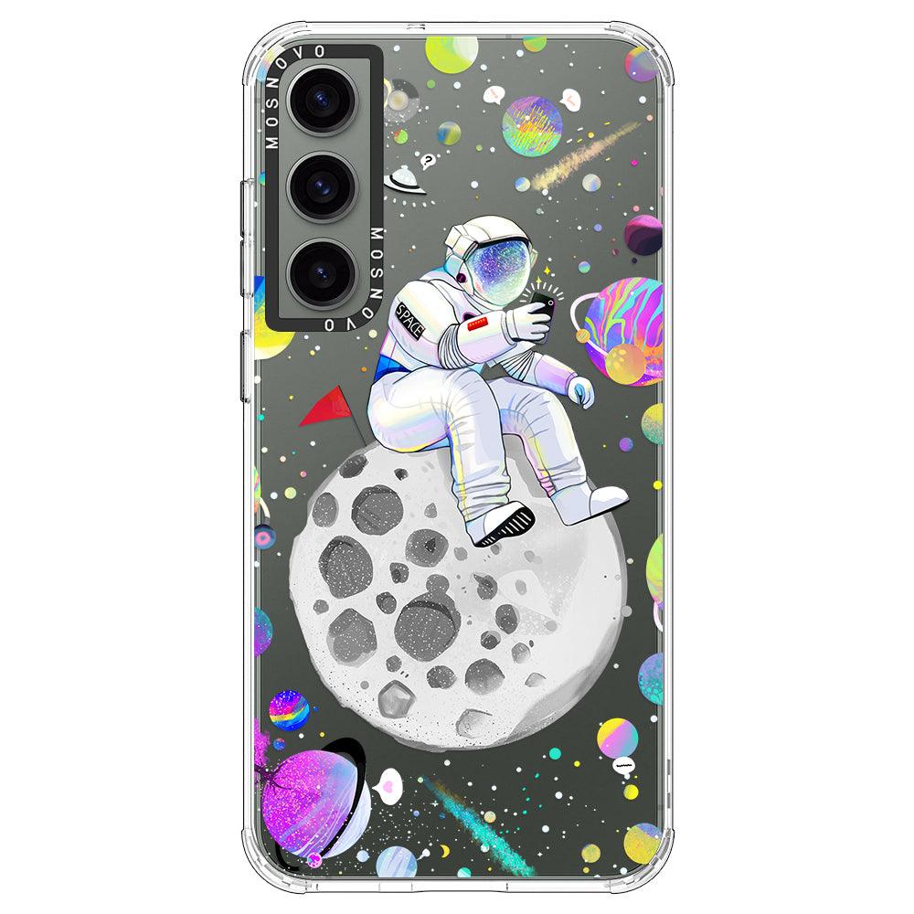 Astronaut Selfie Phone Case - Samsung Galaxy S23 Plus Case - MOSNOVO