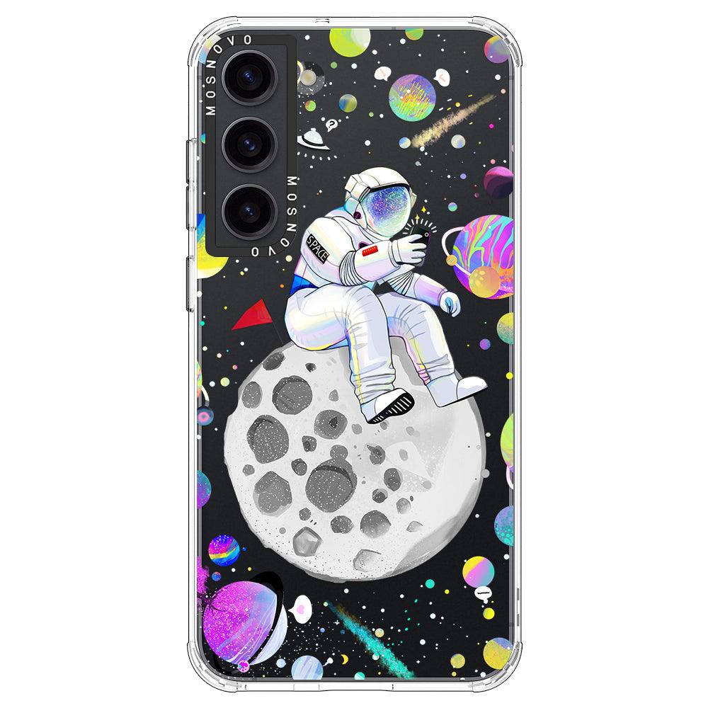 Astronaut Selfie Phone Case - Samsung Galaxy S23 Plus Case - MOSNOVO