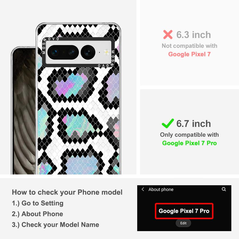 Aurora Snake Print Phone Case - Google Pixel 7 Pro Case - MOSNOVO