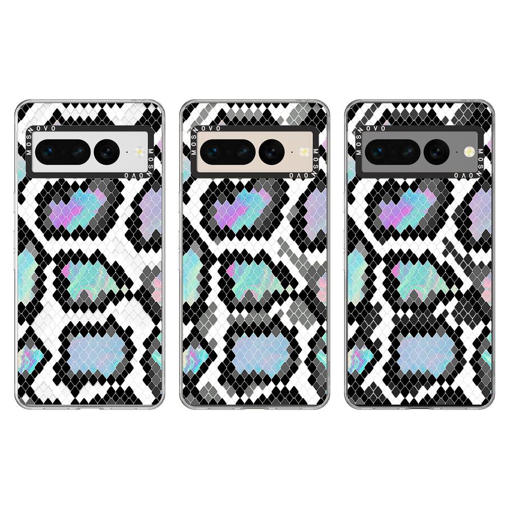 Aurora Snake Print Phone Case - Google Pixel 7 Pro Case - MOSNOVO