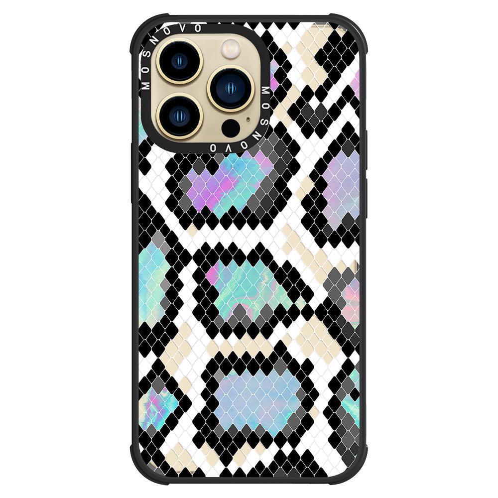 Aurora Snake Print Phone Case - iPhone 13 Pro Case - MOSNOVO