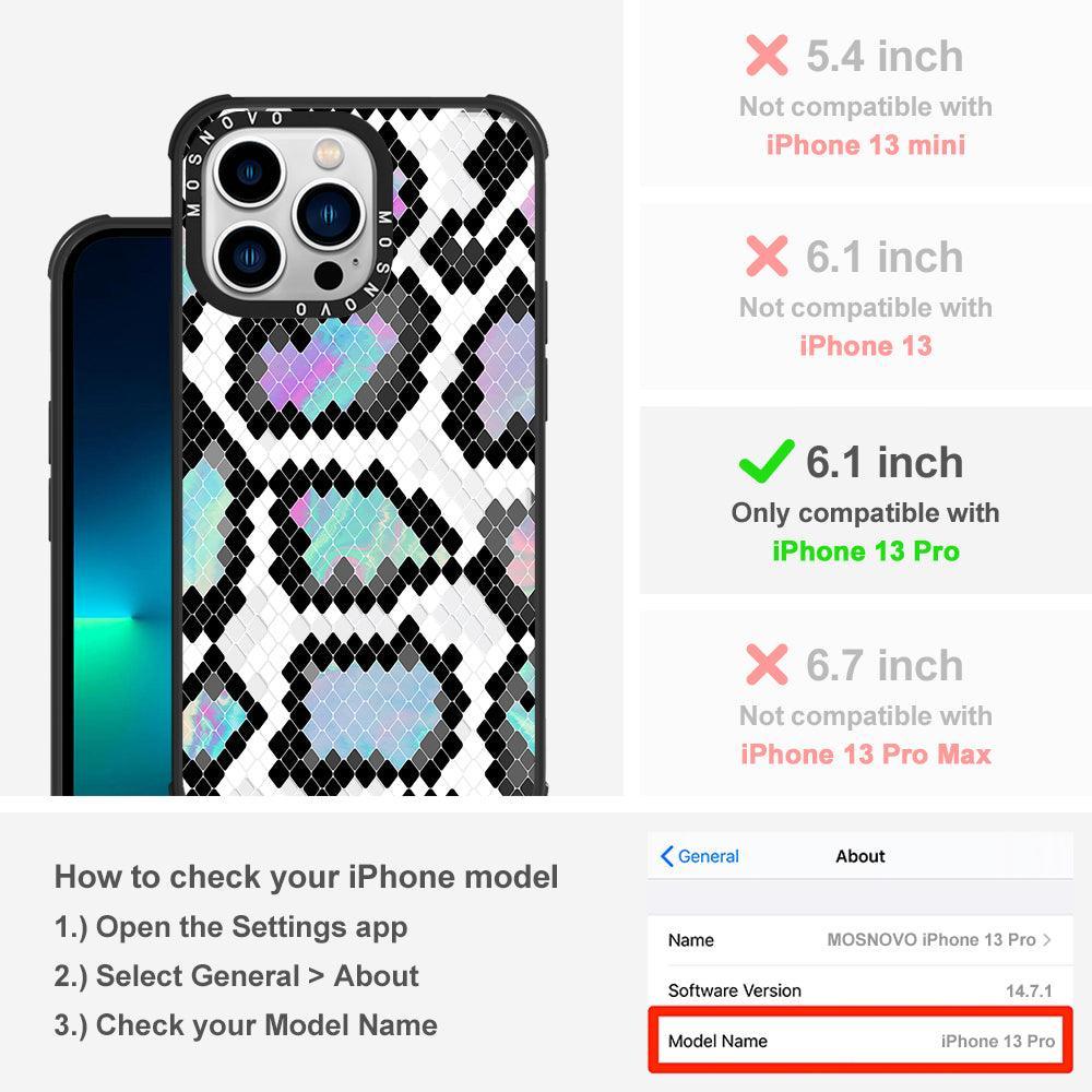 Aurora Snake Print Phone Case - iPhone 13 Pro Case - MOSNOVO