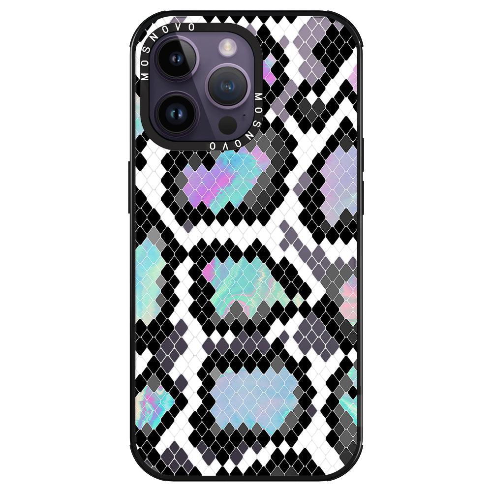 Aurora Snake Print Phone Case - iPhone 14 Pro Max Case - MOSNOVO