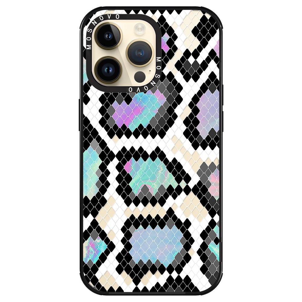 Aurora Snake Print Phone Case - iPhone 14 Pro Max Case - MOSNOVO