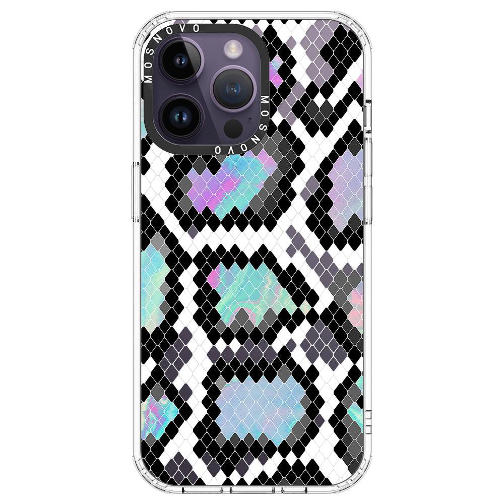 Aurora Snake Print Phone Case - iPhone 14 Pro Max Case - MOSNOVO