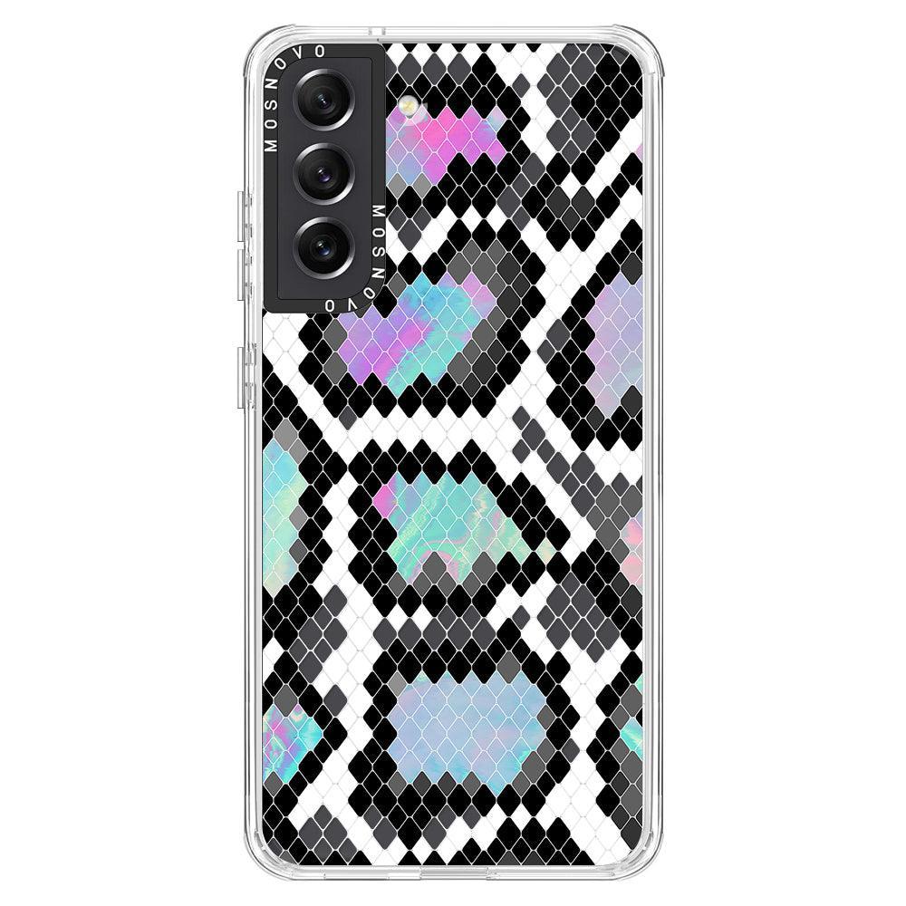 Aurora Snake Print Phone Case - Samsung Galaxy S21 FE Case - MOSNOVO