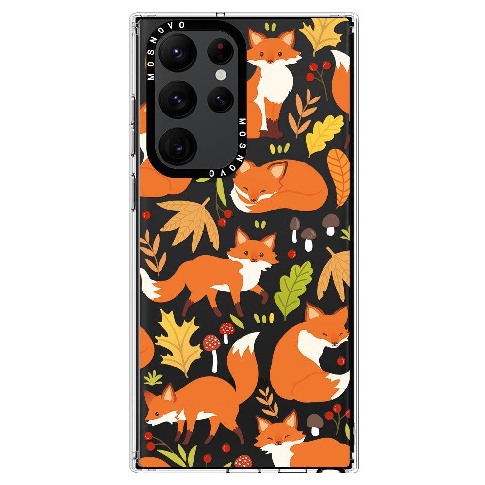 Autumn Fox Phone Case - Samsung Galaxy S22 Ultra Case - MOSNOVO