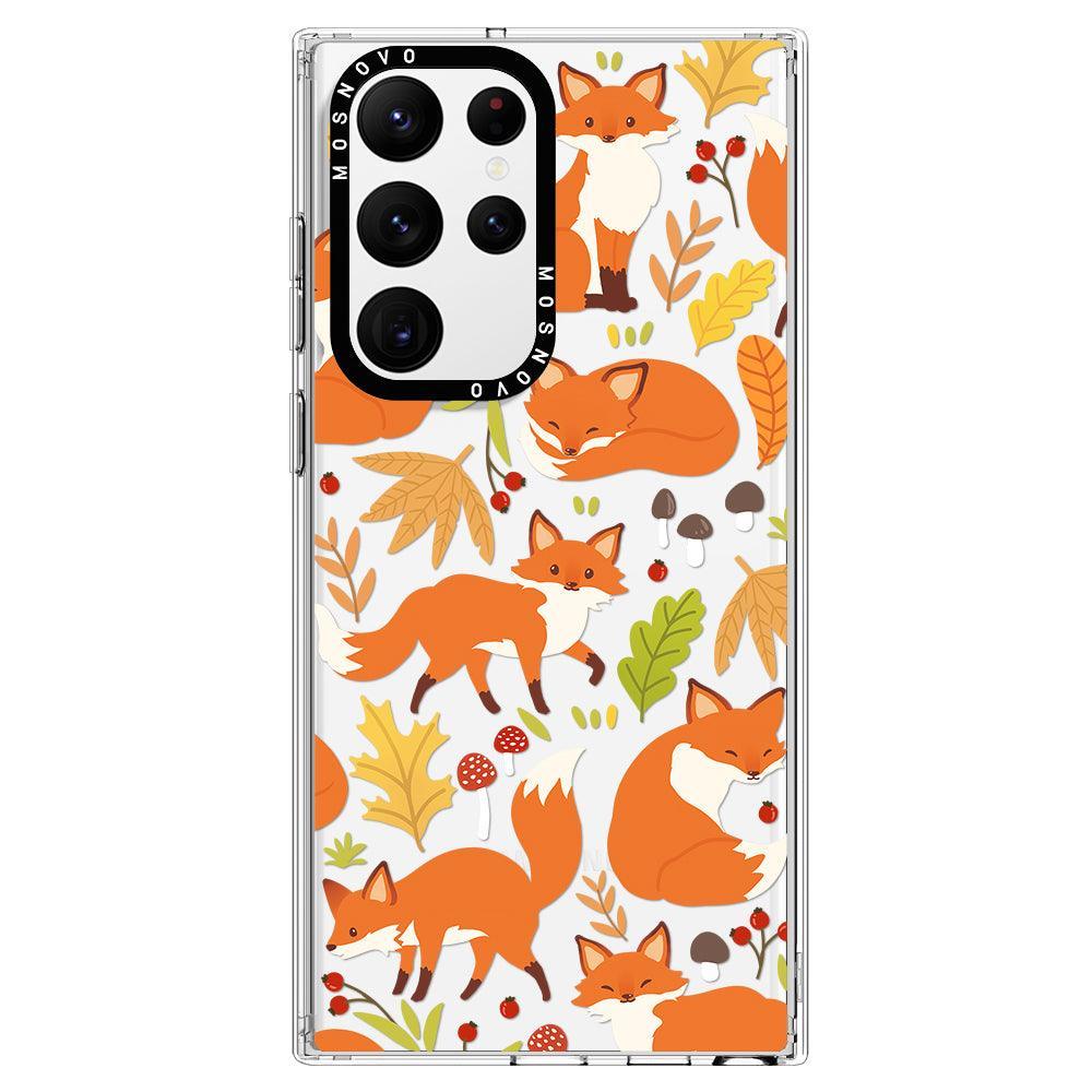 Autumn Fox Phone Case - Samsung Galaxy S22 Ultra Case - MOSNOVO