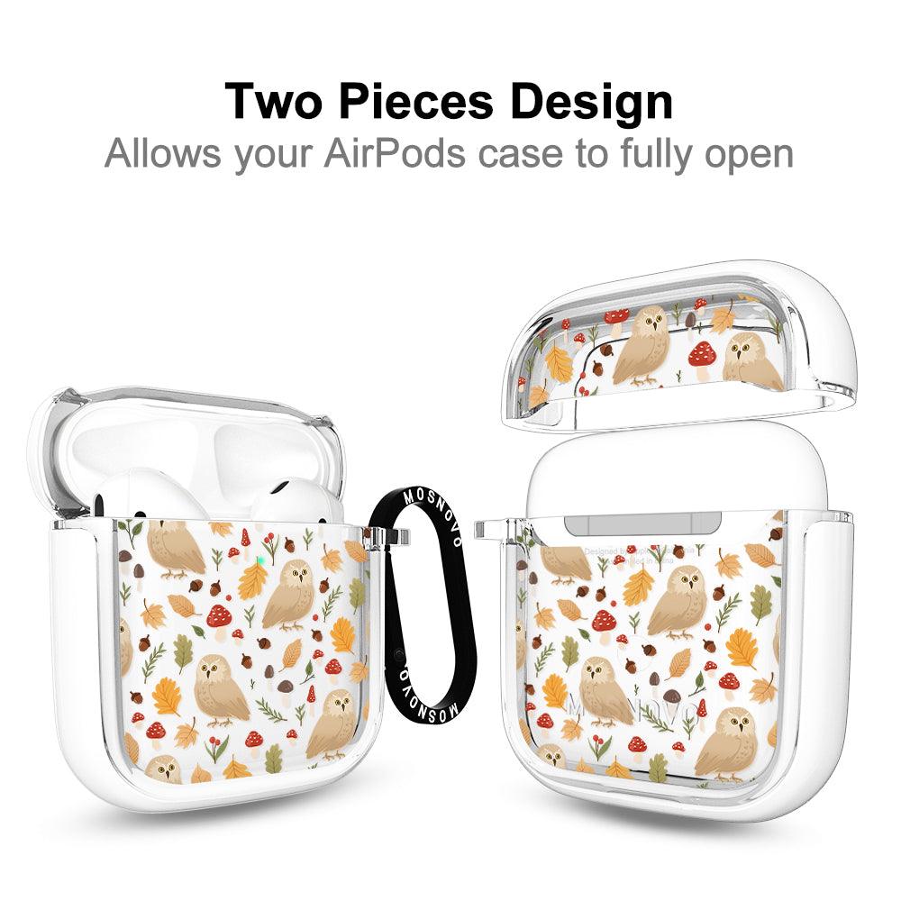 Autumn Owl AirPods 1/2 Case - MOSNOVO