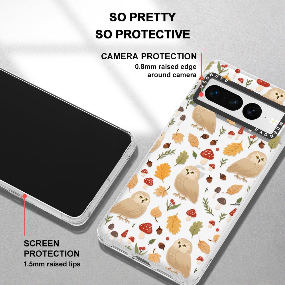 Autumn Owl Phone Case - Google Pixel 7 Pro Case - MOSNOVO