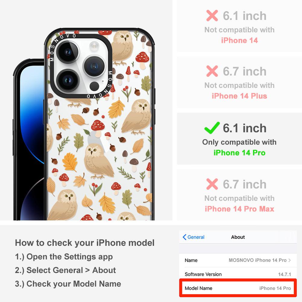 Autumn Owl Phone Case - iPhone 14 Pro Case - MOSNOVO