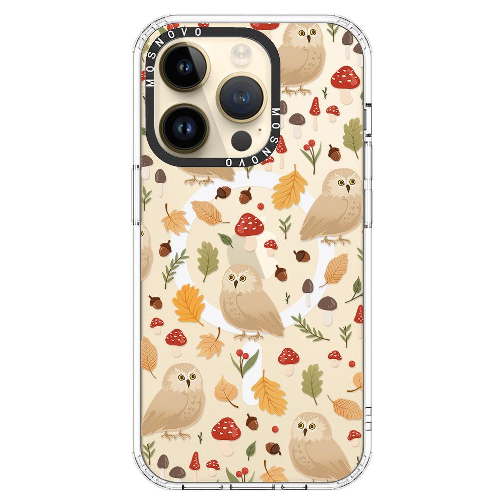 Autumn Owl Phone Case - iPhone 14 Pro Case - MOSNOVO