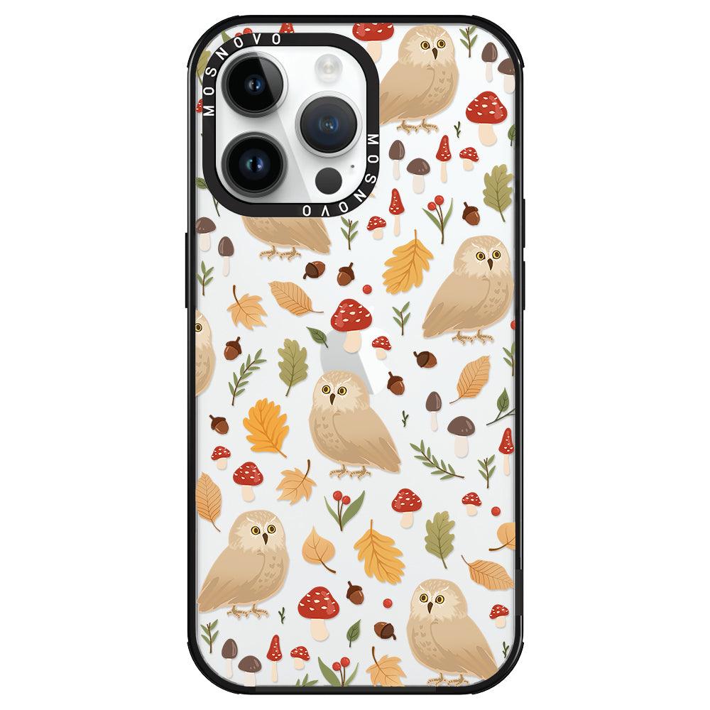 Autumn Owl Phone Case - iPhone 14 Pro Max Case - MOSNOVO