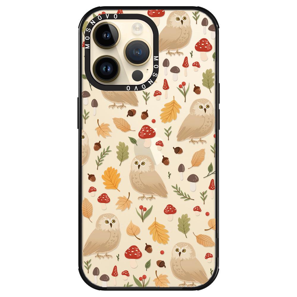 Autumn Owl Phone Case - iPhone 14 Pro Max Case - MOSNOVO