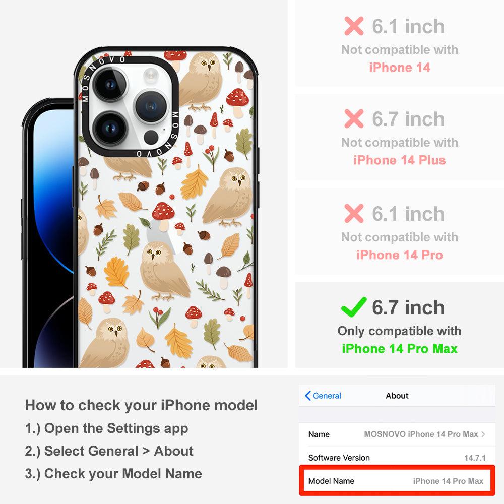 Autumn Owl Phone Case - iPhone 14 Pro Max Case - MOSNOVO