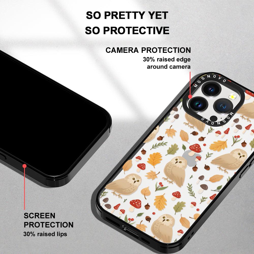 Autumn Owl Phone Case - iPhone 14 Pro Max Case - MOSNOVO