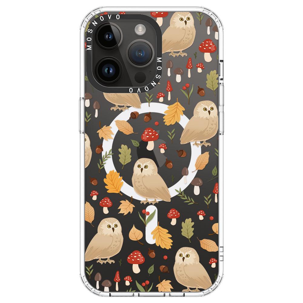 Autumn Owl Phone Case - iPhone 14 Pro Max Case - MOSNOVO