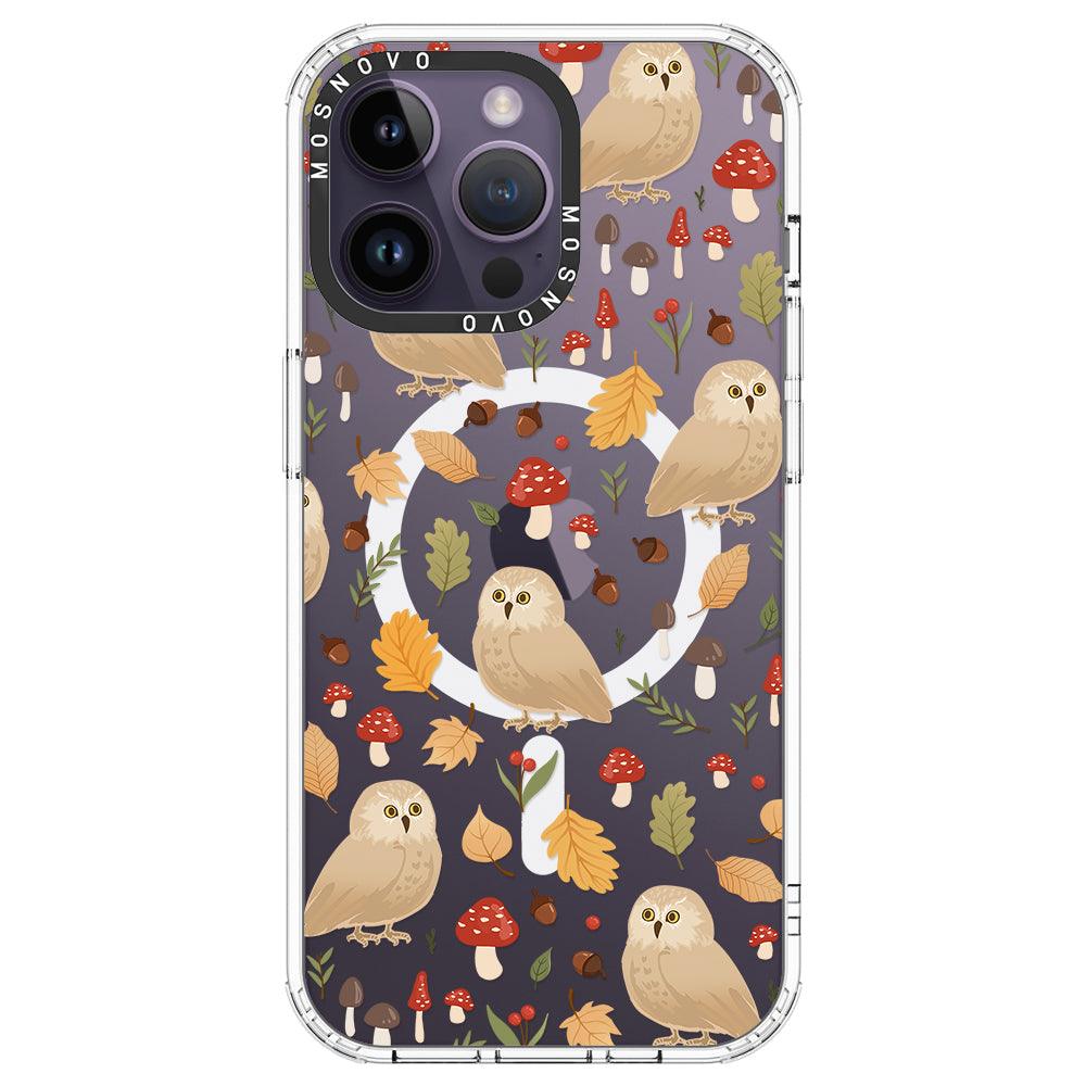 Autumn Owl Phone Case - iPhone 14 Pro Max Case - MOSNOVO