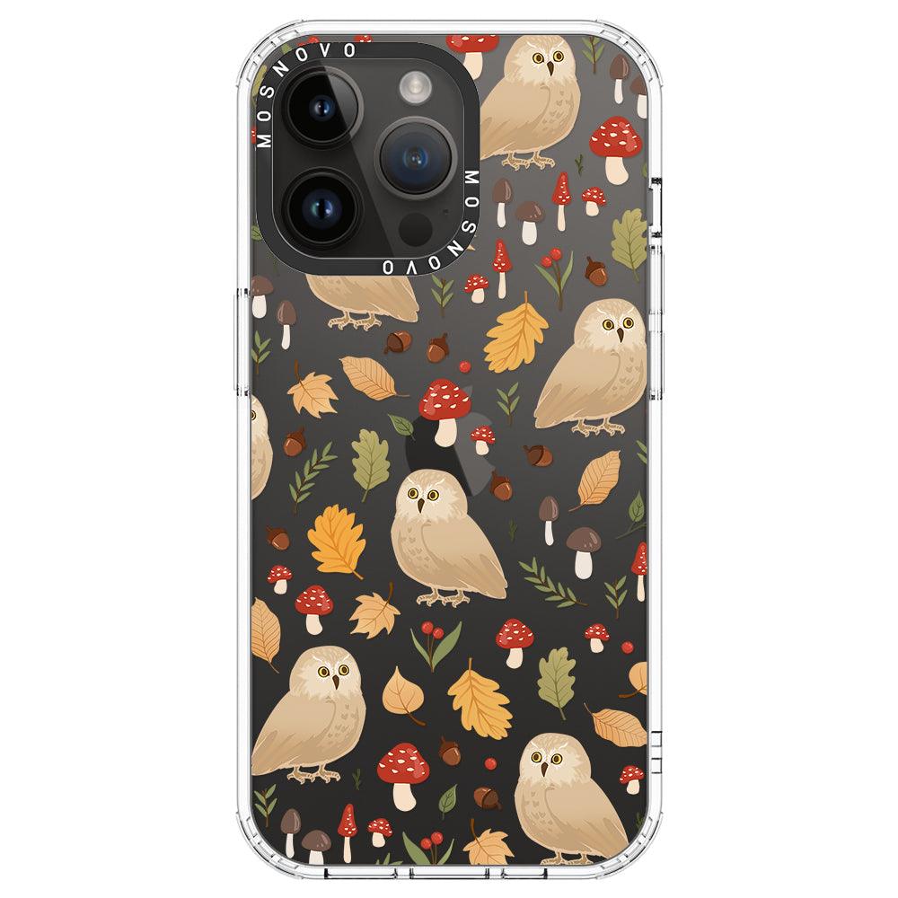 Autumn Owl Phone Case - iPhone 14 Pro Max Case - MOSNOVO